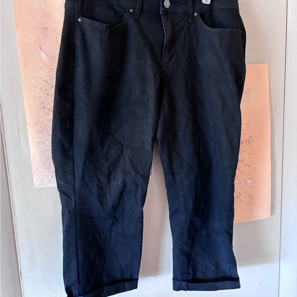Time and Tru Black Mid-Rise Pants